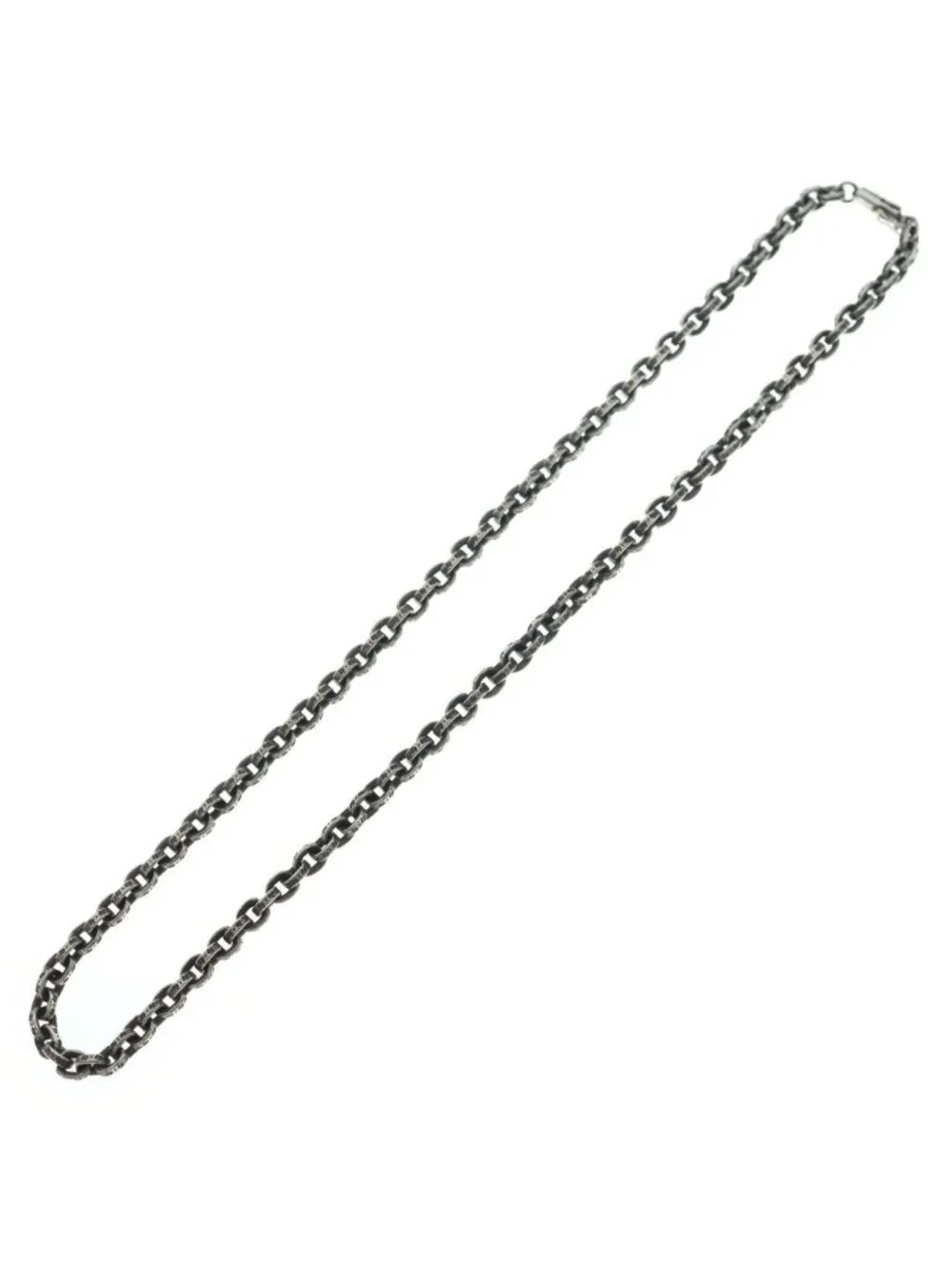 Chrome Hearts Paper Chain 18 Necklace Silver
